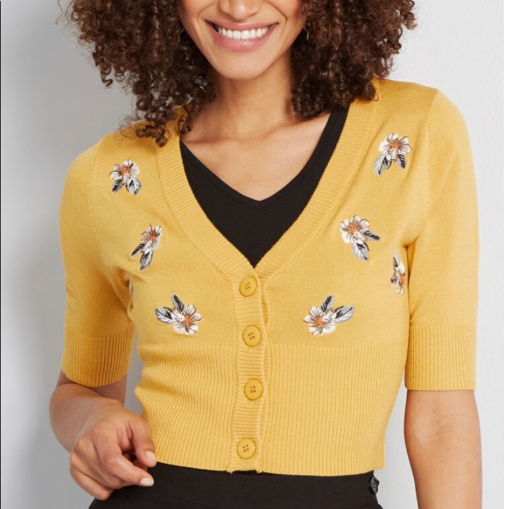 Sadie Hawkins Sweet Cropped Cardigan